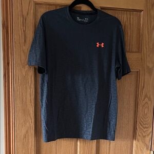 Under Armour Men's Dark Gray Heat Gear Tee